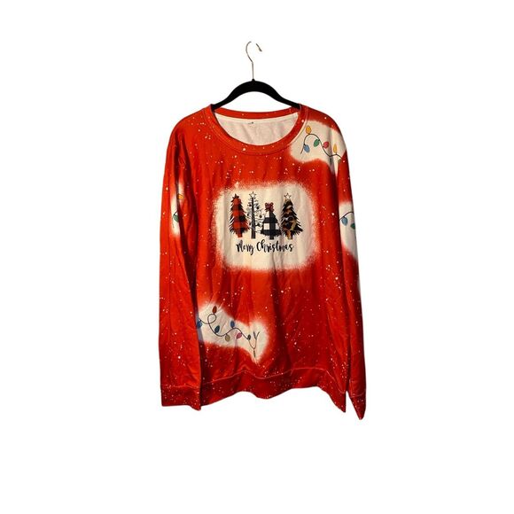 Unbranded women’s plus size red long sleeve Xmas sweater size 2x - Picture 1 of 4
